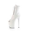 Pleaser - FLAMINGO1021 Bottes de plateforme, Pole dance chaussures - Blanc Product image